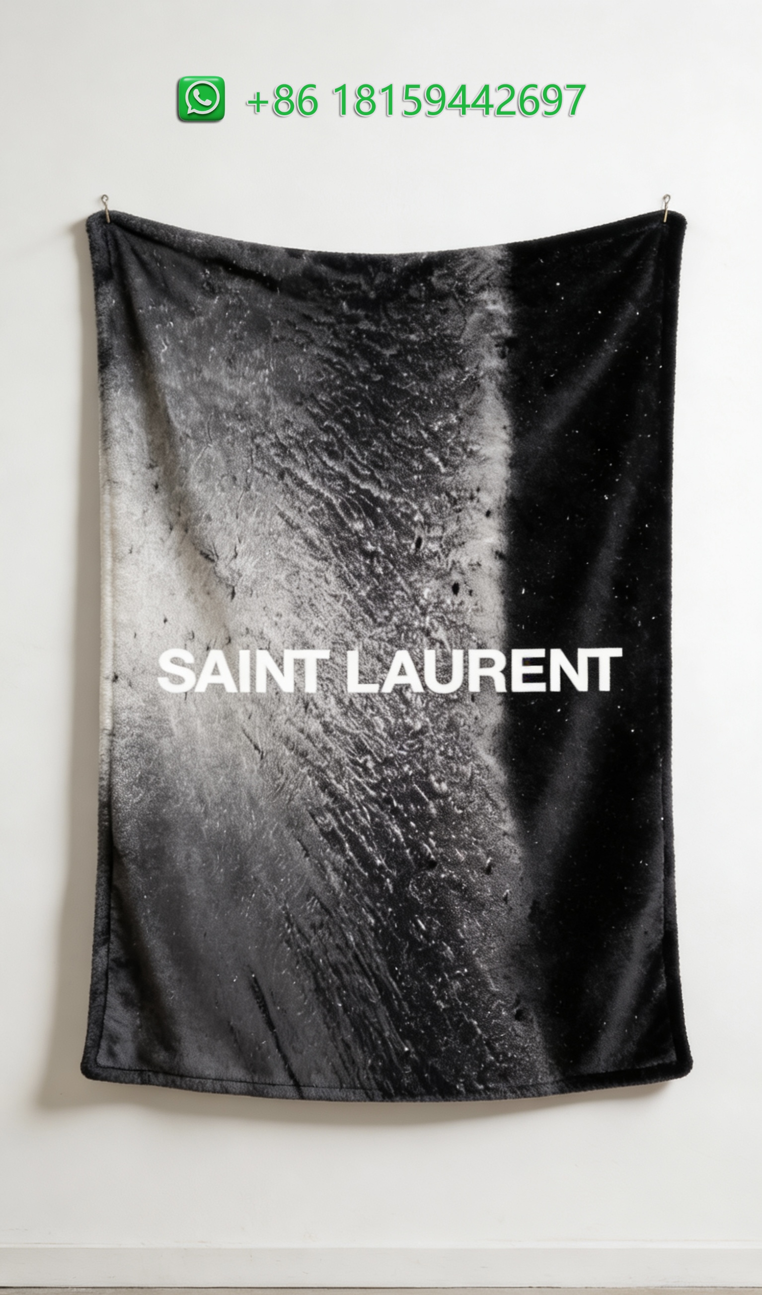 Yves Saint Laurent Throw Blankets